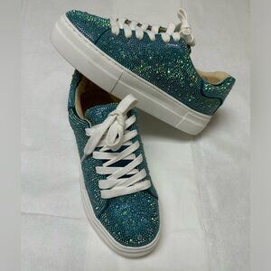 Betsey Johnson Sidny Sneaker / TEAL : BLUE/GREEN